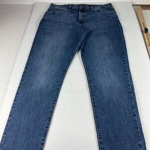 Lucky Brand Jeans Men 36x30 412 Athletic Slim Blue Faded Stretch Denim Tag 36x32